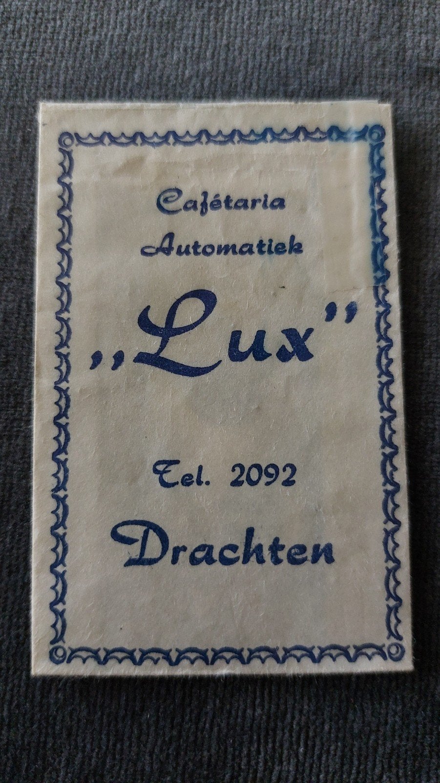 Drachten, Cafetaria Automatiek "Lux", Verzenden, Nederland