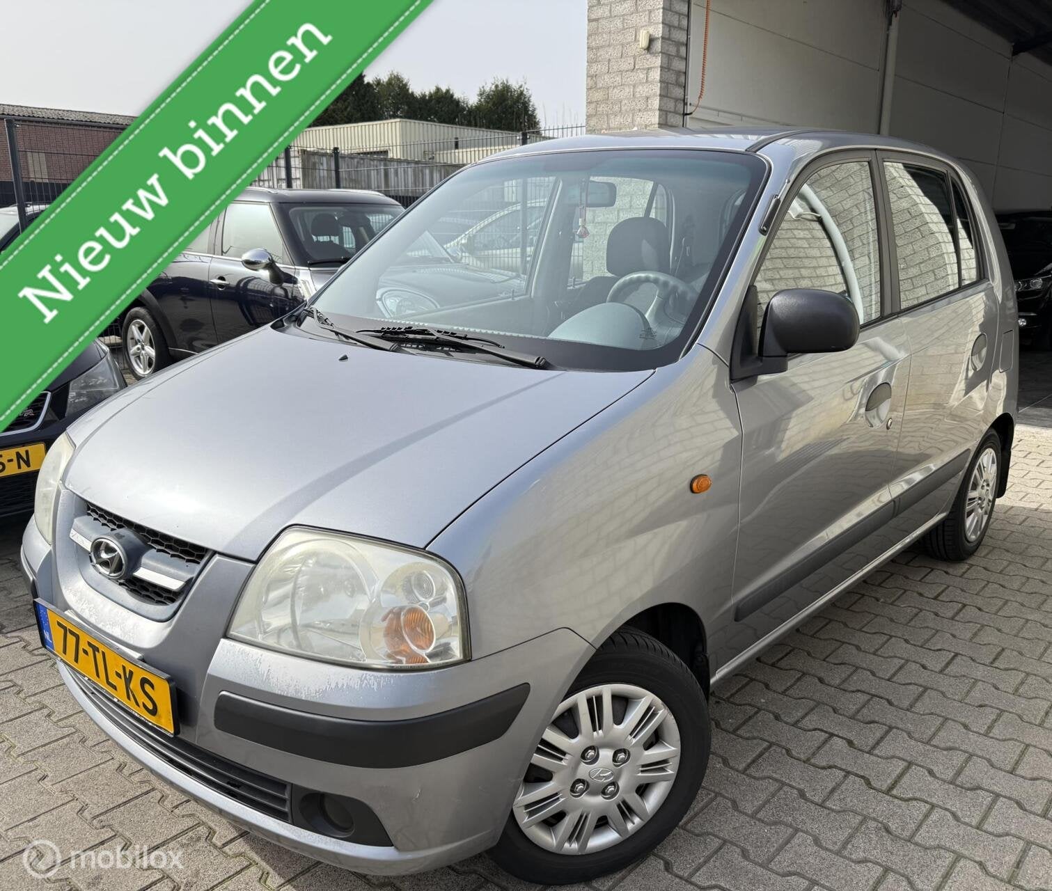 Hyundai Atos 1.1i Active Cool / Airco / 5DRS / 100.000KM!, Voorwielaandrijving, 31 €/maand, 4 cilinders, Origineel Nederlands