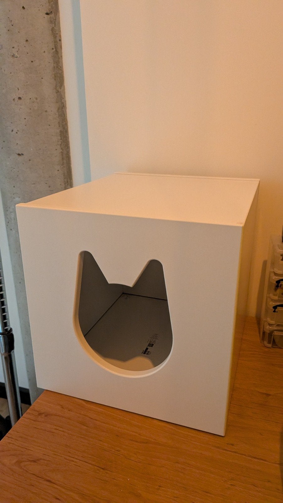 Ikea Kallax kattenhuis, Dieren en Toebehoren, Ophalen, Zo goed als nieuw