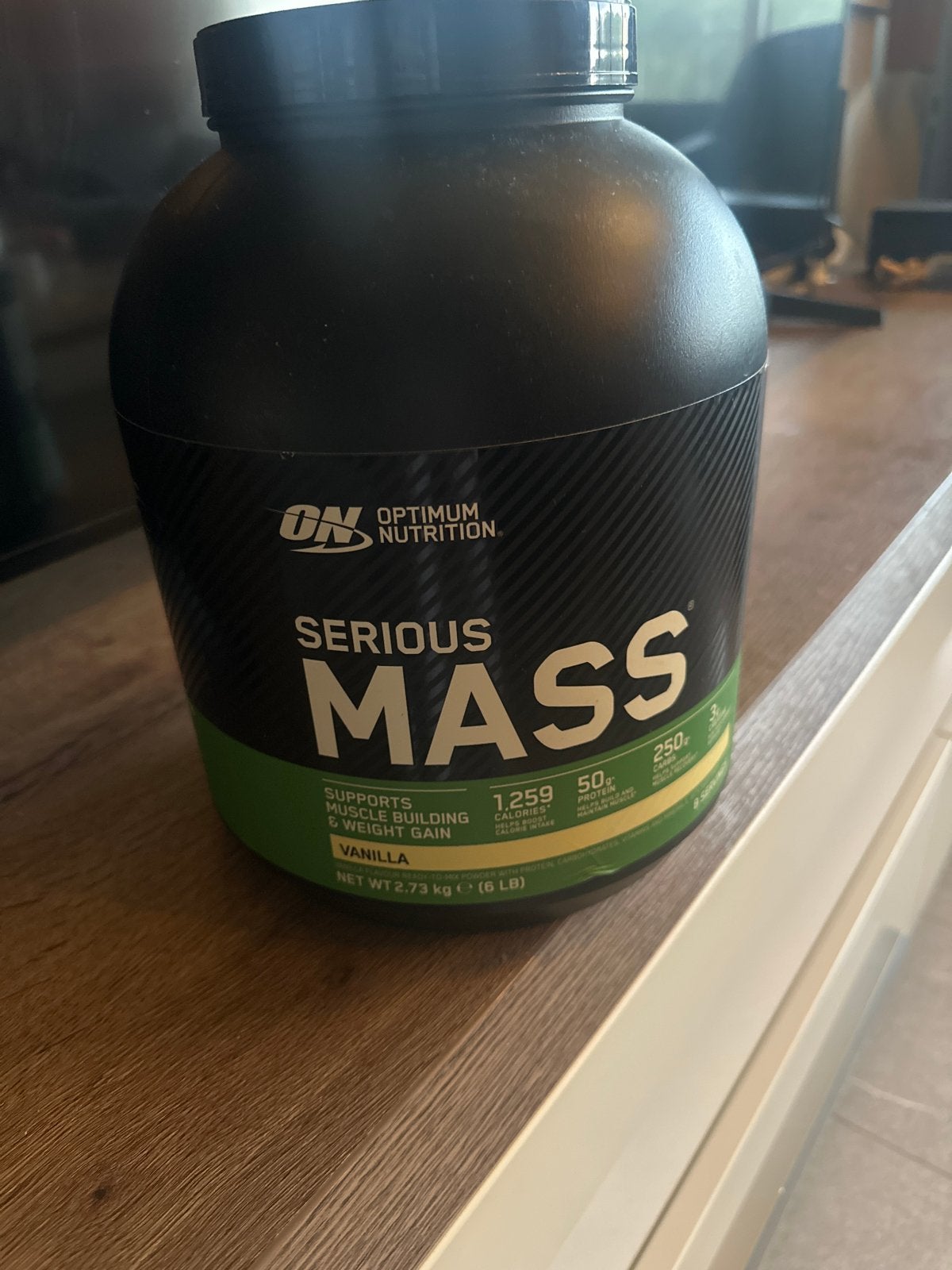 Optimum Nutrition Serious Mass Vanille, Ophalen of Verzenden, Zo goed als nieuw, Poeder of Drank