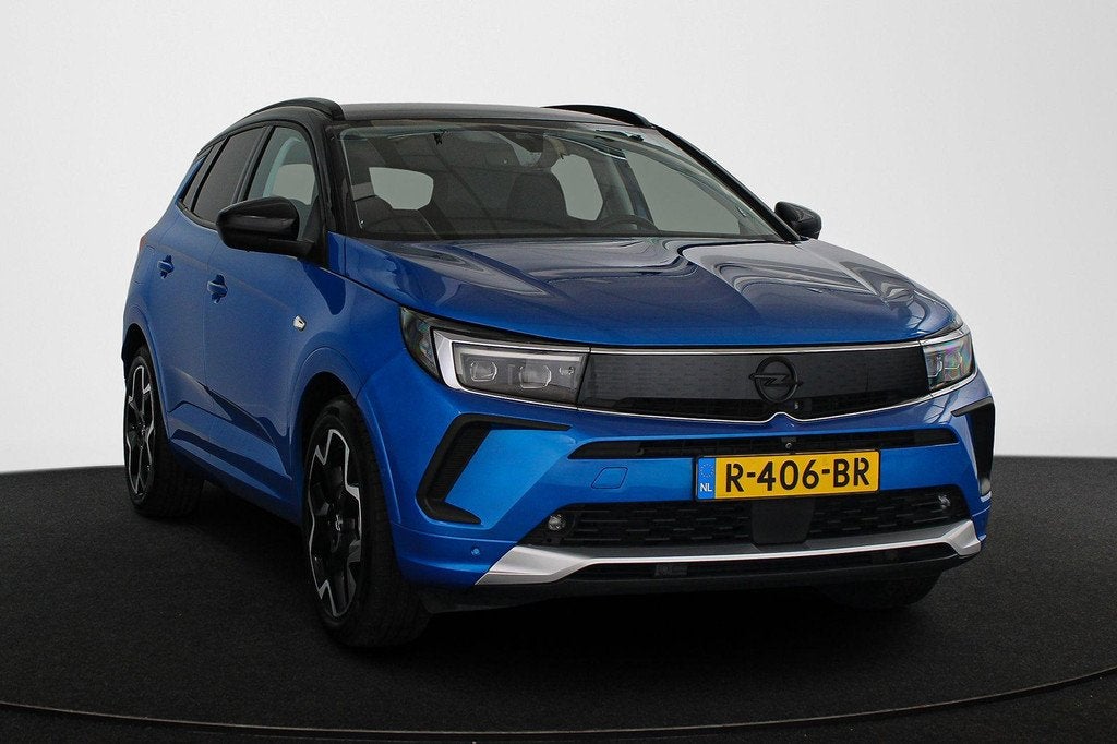Opel Grandland 1.6 Turbo Plug-In Hybrid Ultimate Leder Keyle, 4 cilinders, Blauw, Bedrijf, SUV of Terreinwagen