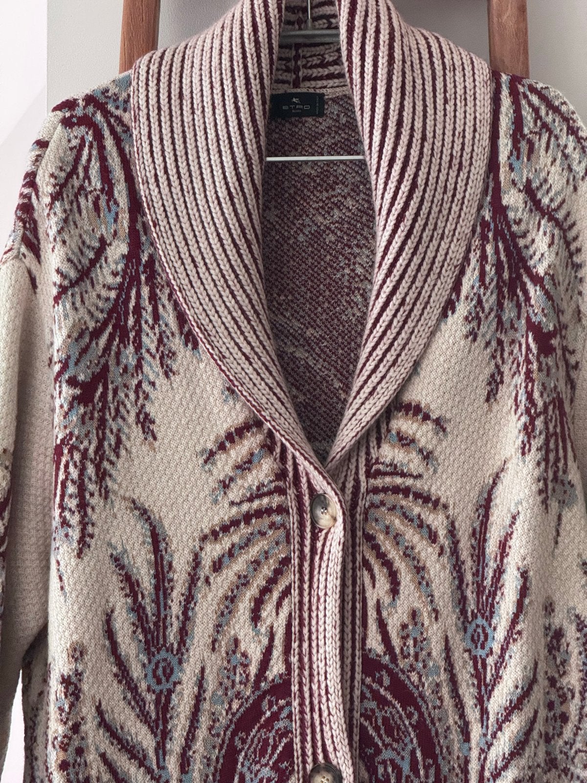 Etro Milano wollen vest met paisley print, Kleding | Dames, Verzenden, Nieuw, Maat 42/44 (L), Meerkleurig