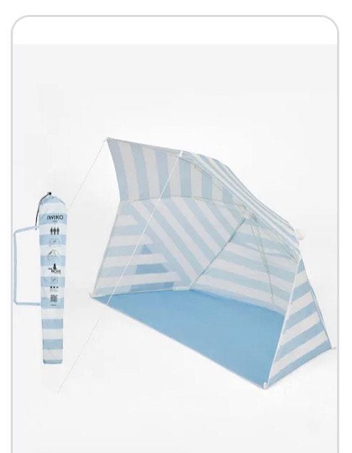 Strandtentje / windscherm rood-wit gestreept, Ophalen of Verzenden, Gebruikt, Tot en met 2