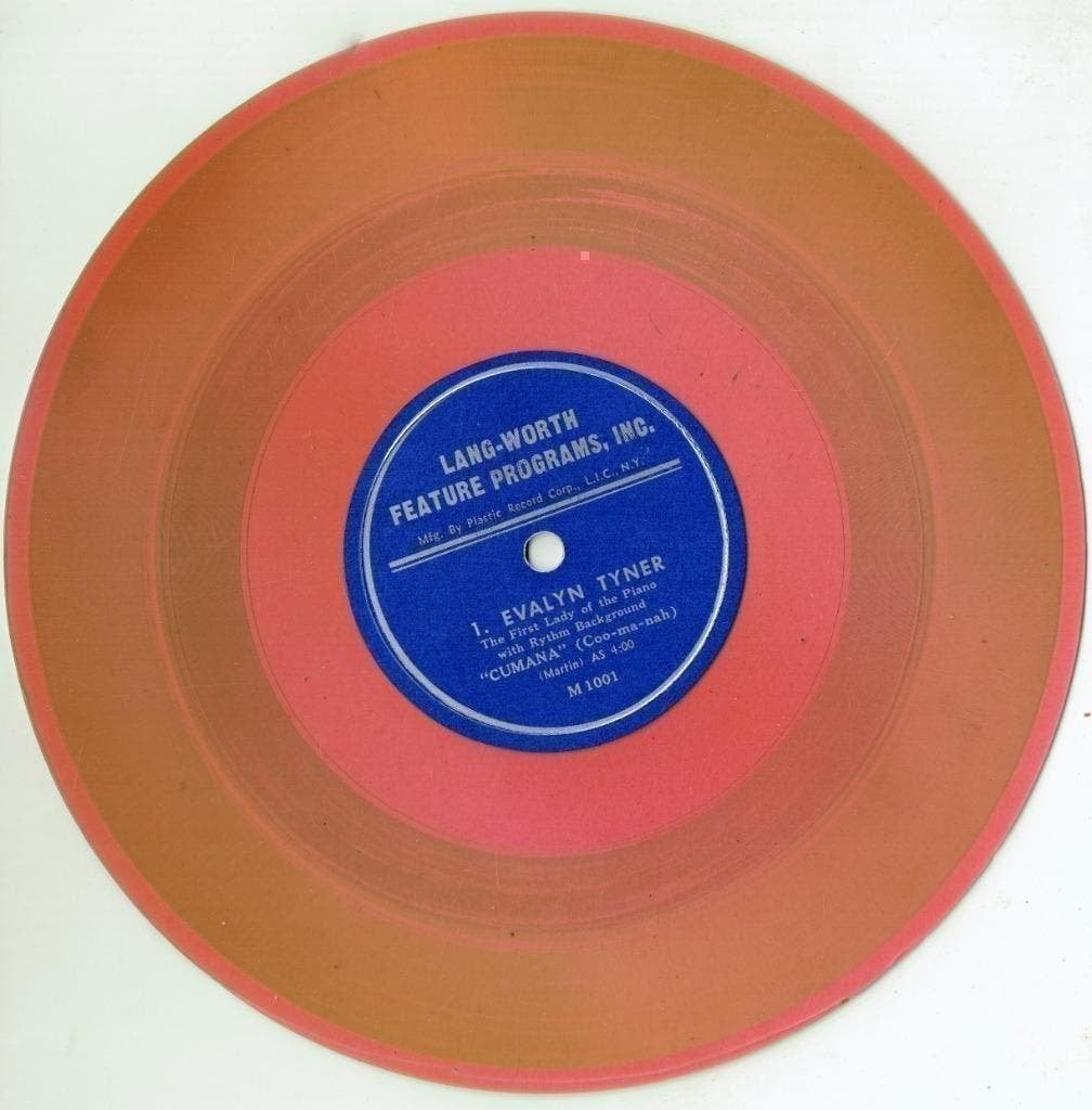 EVALYN TYNER The First Lady of the Piano 8" 3 stuks, Ophalen of Verzenden, Gebruikt, 12 inch