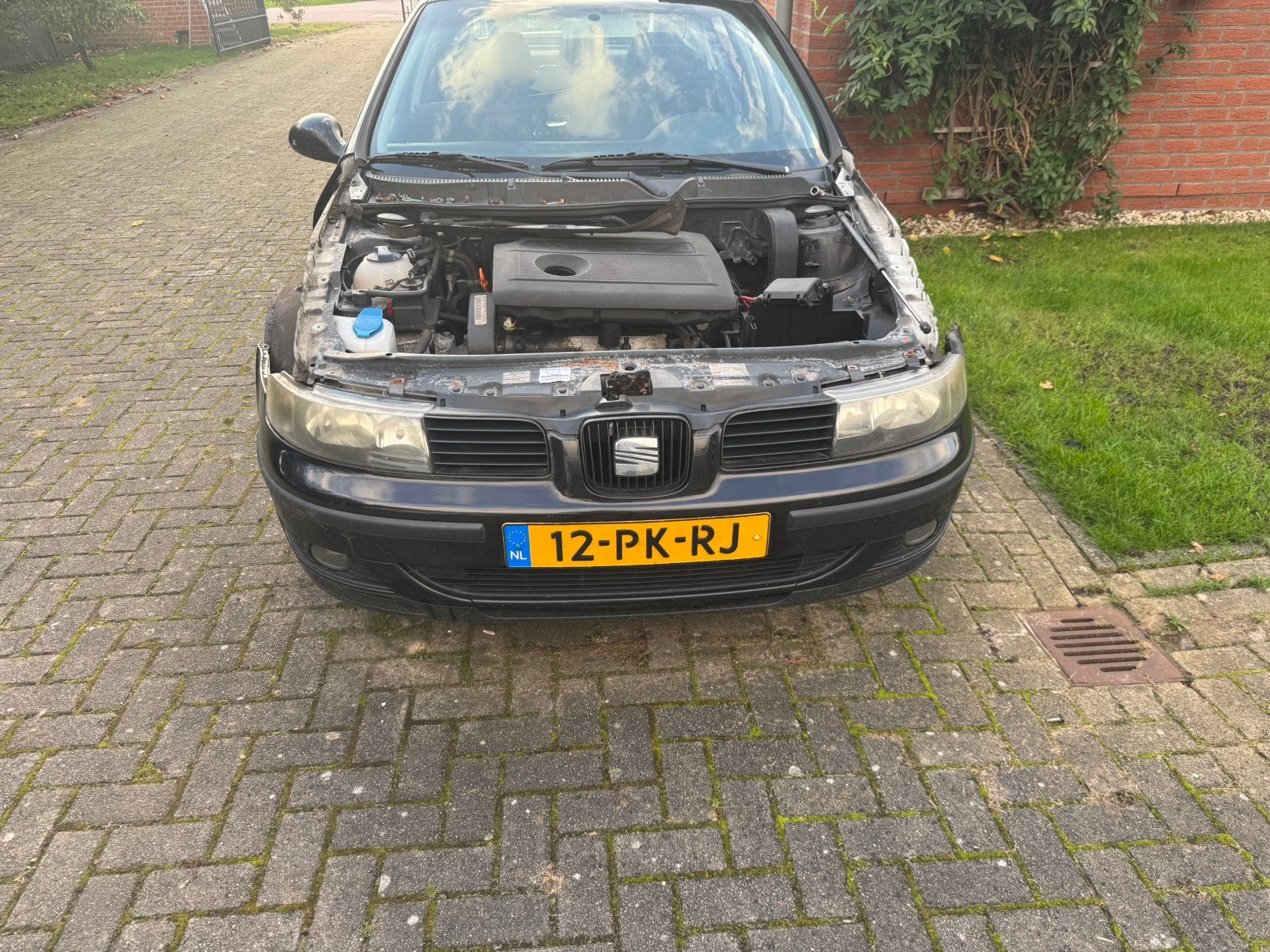 Voorbumper seat leon toledo zwart LC9Z, Ophalen, Gebruikt, Bumper, Seat