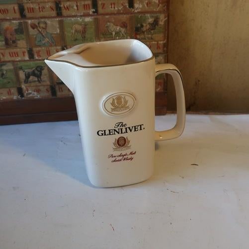The Glenlivet Single malt Scotch whisky kan jug origineel, Verzamelen, Ophalen of Verzenden, Gebruikt, Gebruiksvoorwerp