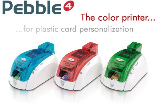 Pebbles 4 Basic (credit)card printer (kleur), Ophalen, Printer, Kleur printen, Zo goed als nieuw