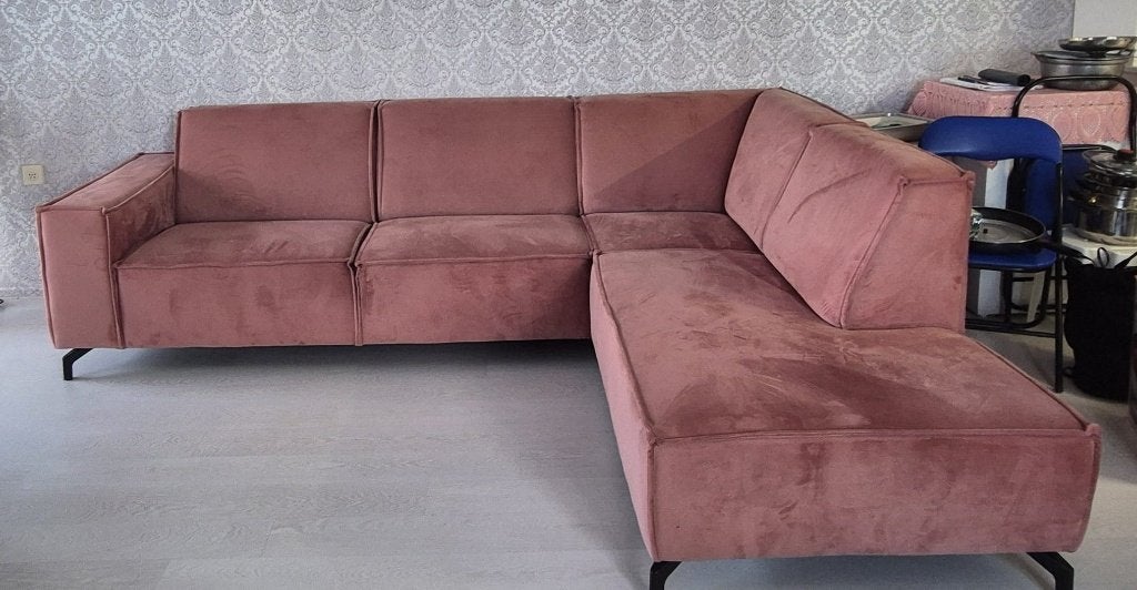 Mooie design bankstel, Huis en Inrichting, Ophalen, 250 tot 300 cm, Hoekbank, Zo goed als nieuw
