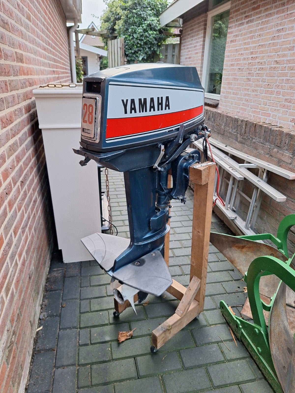 yamaha 28pk, elektrische start,stuurconsole,, Ophalen, Gebruikt, Motor en Techniek, Motorboot