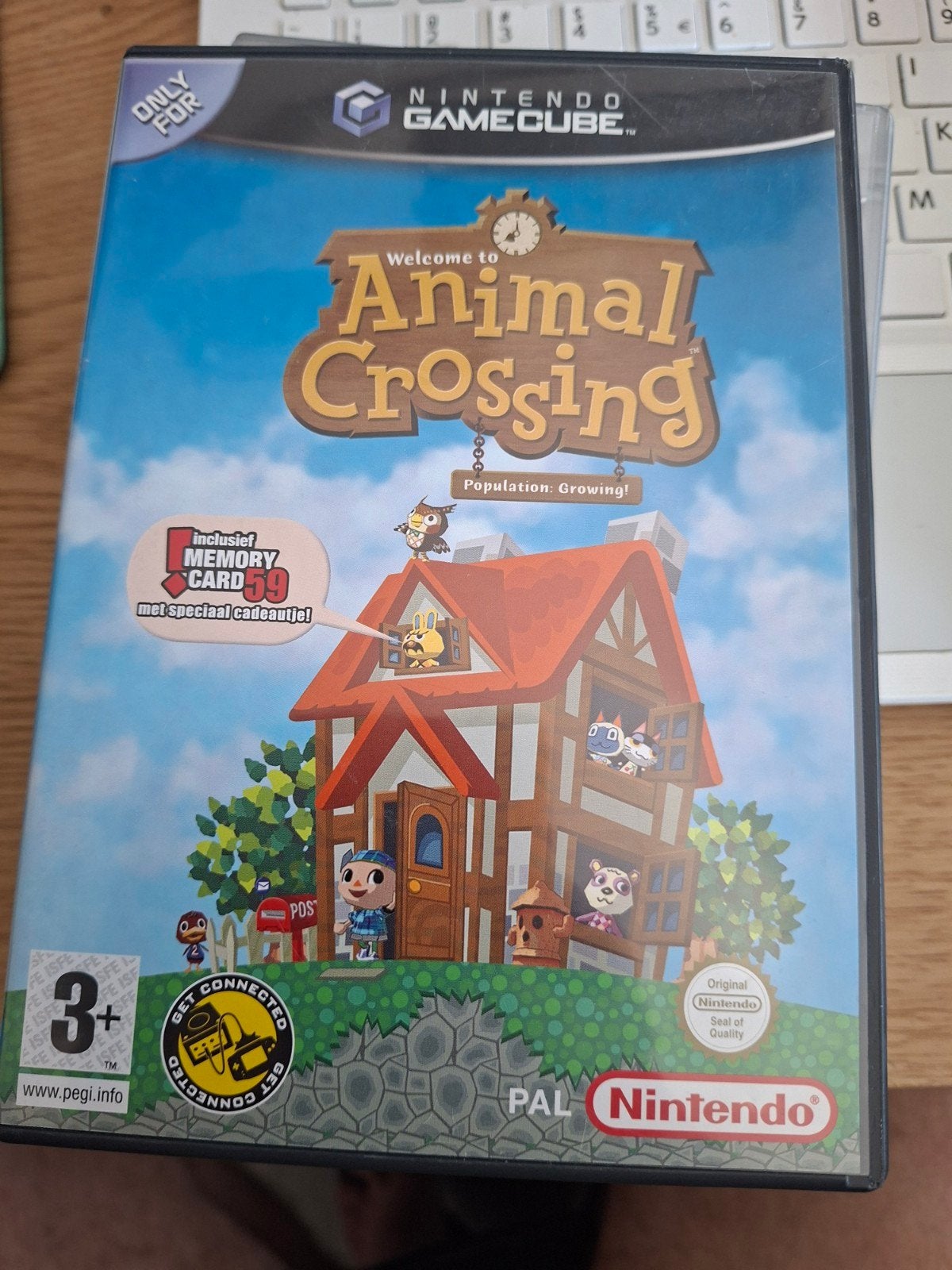 Animal Crossing GameCube zonder memory card, 1 speler, Ophalen of Verzenden, Zo goed als nieuw, Vanaf 3 jaar