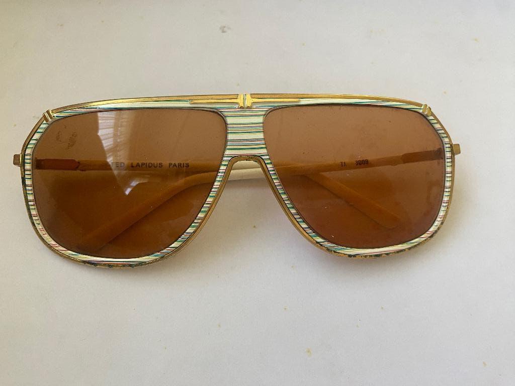 Vintage zonnebril Ted Lapidus, Ophalen, Overige merken