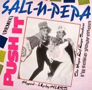 Salt-N-Pepa - Push IT (Remix), Gebruikt, Ophalen of Verzenden, 12 inch, Beschermende buitenhoes