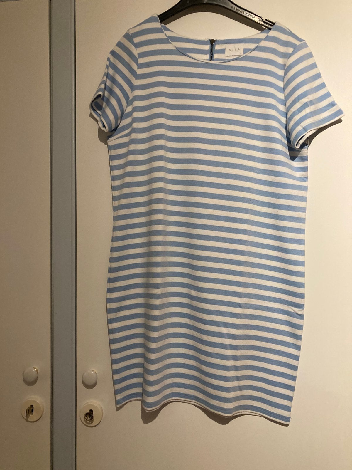 Vila t-shirt jurk, tricot, maat XL, Blauw, Maat 42/44 (L), Ophalen of Verzenden, Zo goed als nieuw