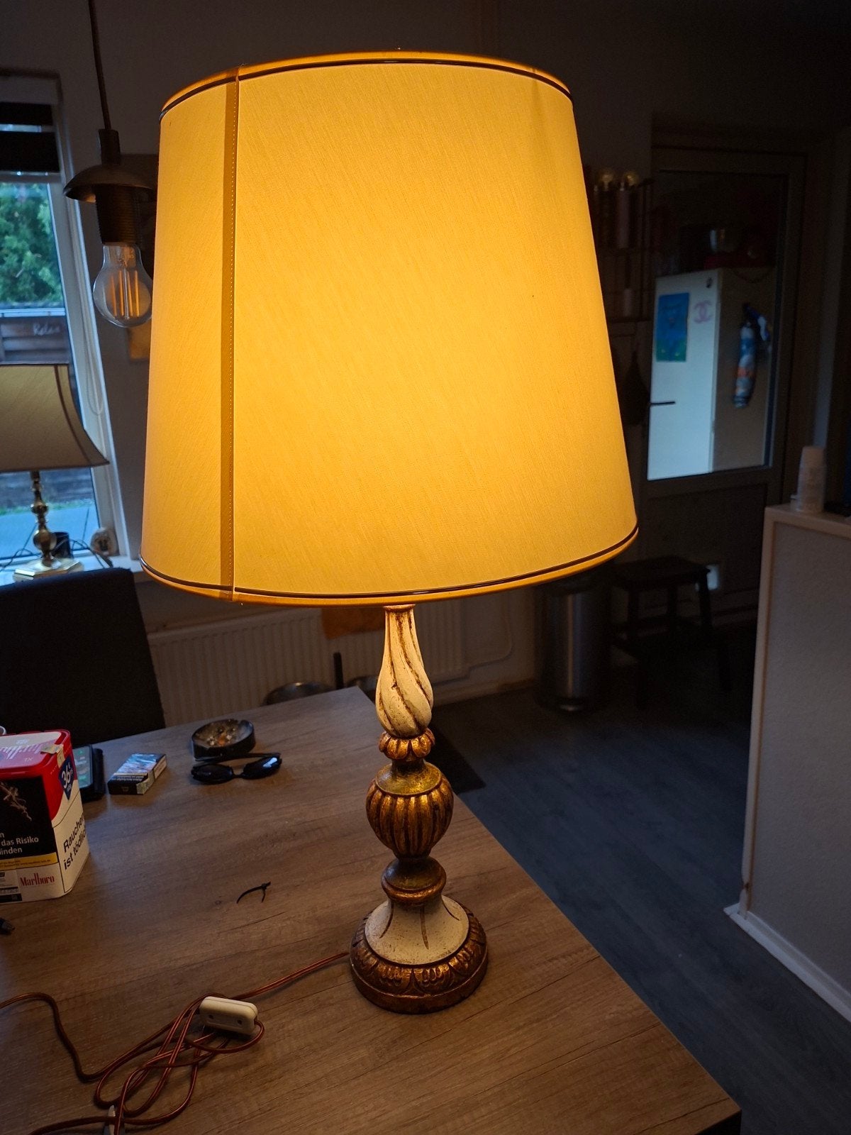 Vintage Florentijnse Tafellamp Hollywood Regency Barok, Ophalen