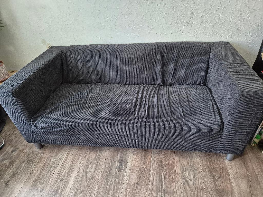 Gratis Klippan bank, Ophalen, Gebruikt, 150 tot 200 cm, Tweepersoons