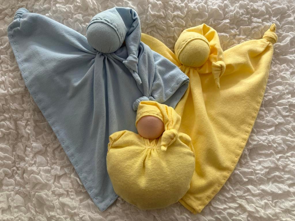 Zachte Waldorf pop/knuffel speendoekje,bajazzo,lappenpop etc, Kinderen en Baby's, Kraamcadeaus en Geboorteborden, Nieuw, Kraamcadeau