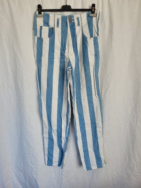 Aparte jaren '90 spijkerbroek mt S, Kleding | Dames, Blauw, ., Ophalen of Verzenden, Zo goed als nieuw