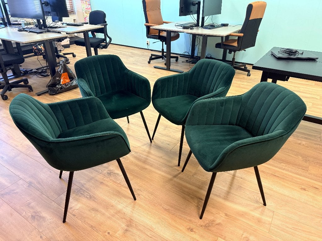 4 eetkamerstoelen, Ophalen, Gebruikt, Overige kleuren, Vier
