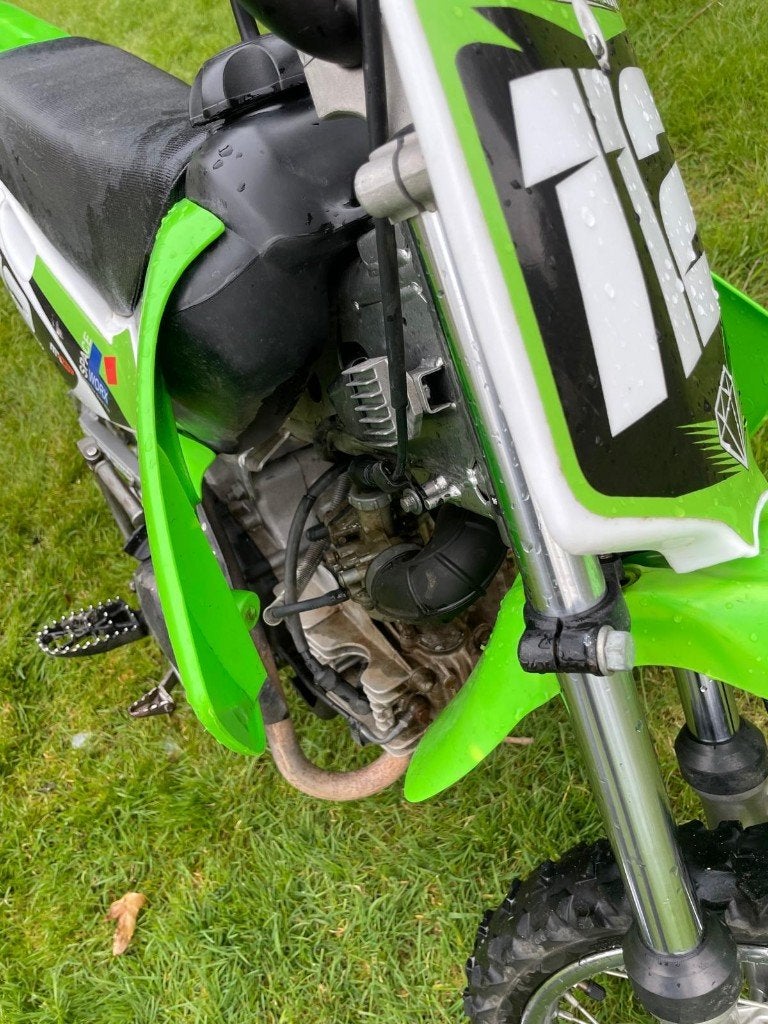 Kawasaki KLX110 4-takt crossmotor - Goede staat, Gebruikt, 110 cc, 3 versnellingen, Ophalen