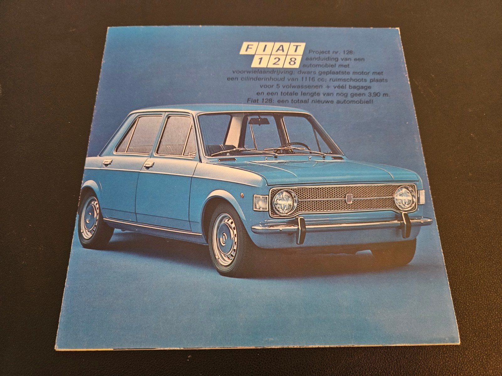 Brochure Fiat 128, Ophalen of Verzenden, Zo goed als nieuw, Overige merken