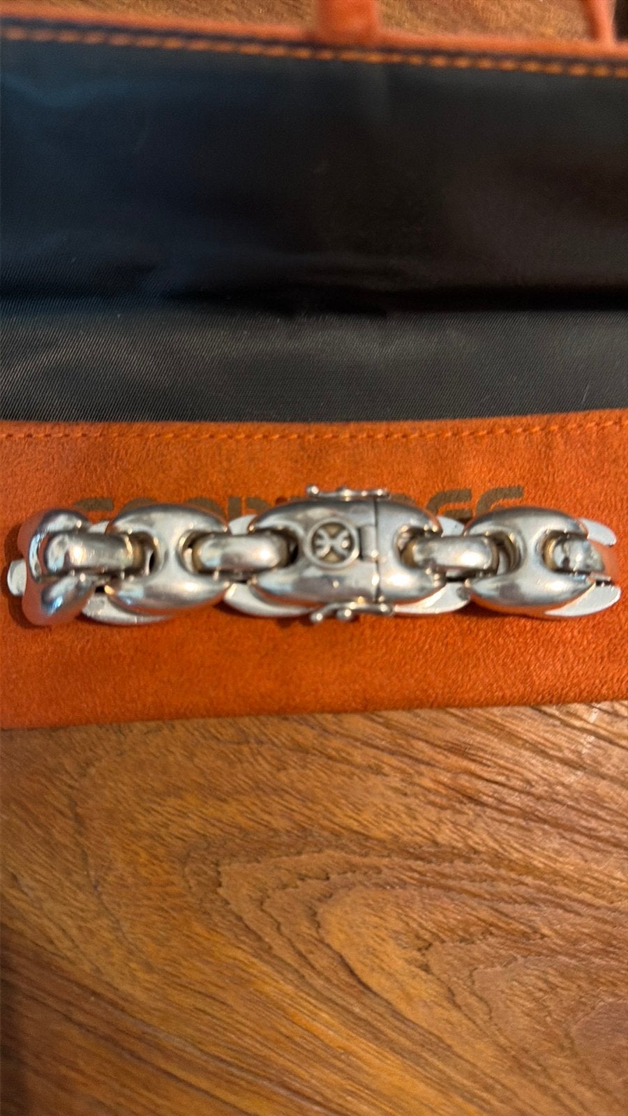 Good times armband 925 zilver Coffee link, Ophalen of Verzenden, Gebruikt, Zilver, Zilver