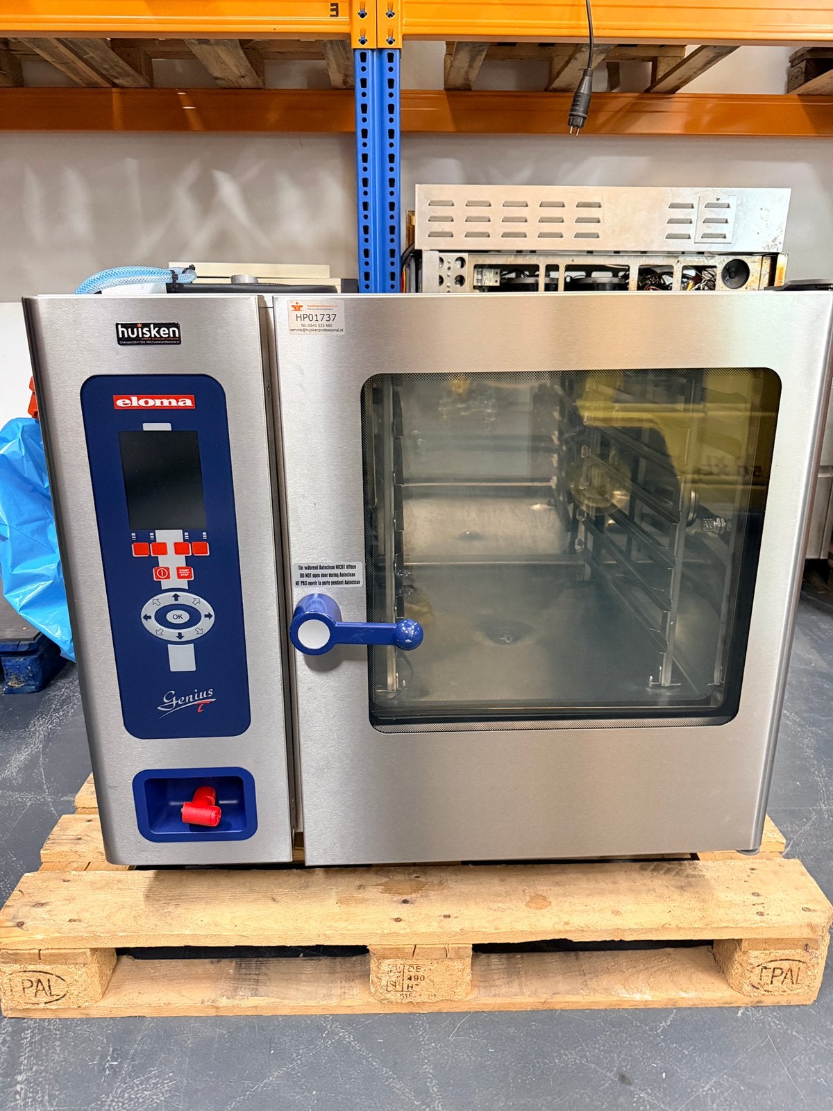 Combisteamer 7x 1/1GN elektrisch | Eloma Genius, Ophalen of Verzenden, Ovens, Magnetrons en Steamers