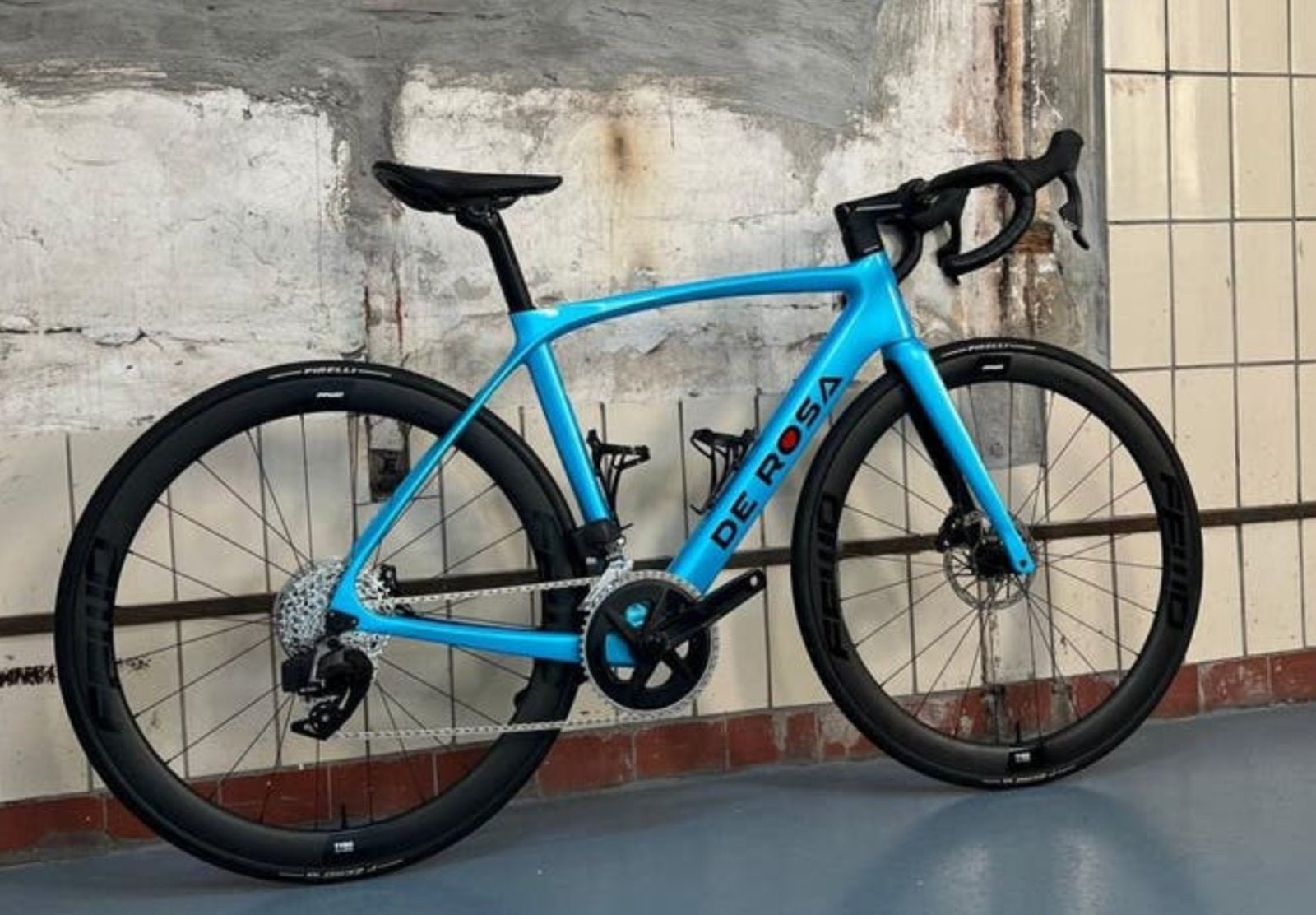 De Rosa Idol Sram Rival AXS 2 x 12 FFWD Tyro carbon wielset, Carbon, Zo goed als nieuw, Meer dan 20 versnellingen, 53 tot 57 cm