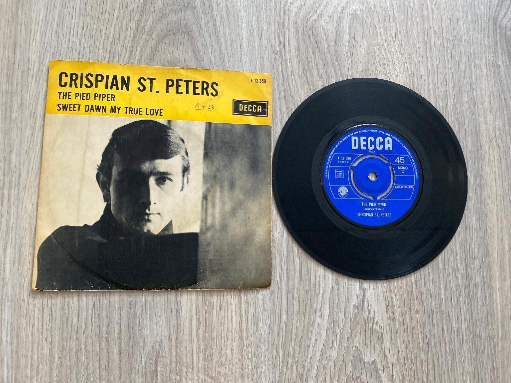 Crispian ST. Peters The pied piper, Cd's en Dvd's, Vinyl Singles, Gebruikt, Single, Pop, 7 inch, Verzenden