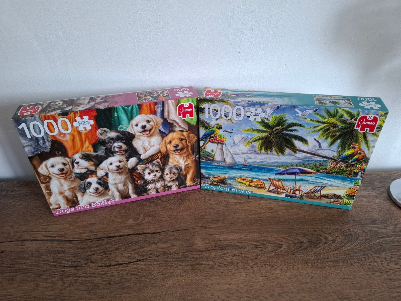 6 Legpuzzels: Jumbo, Grant, 1000 en 626 stukjes, Ophalen, 500 t/m 1500 stukjes, Gebruikt, Legpuzzel