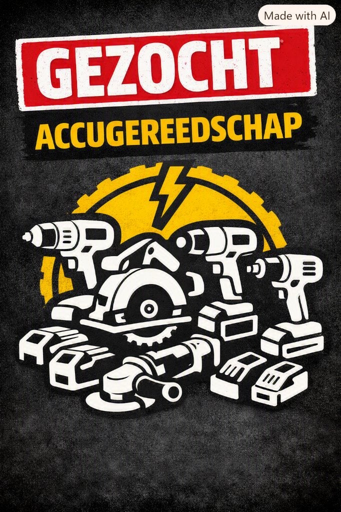 Gezoch Accu gereedschap (hout), Ophalen, Zo goed als nieuw, Accuboormachine, DeWalt