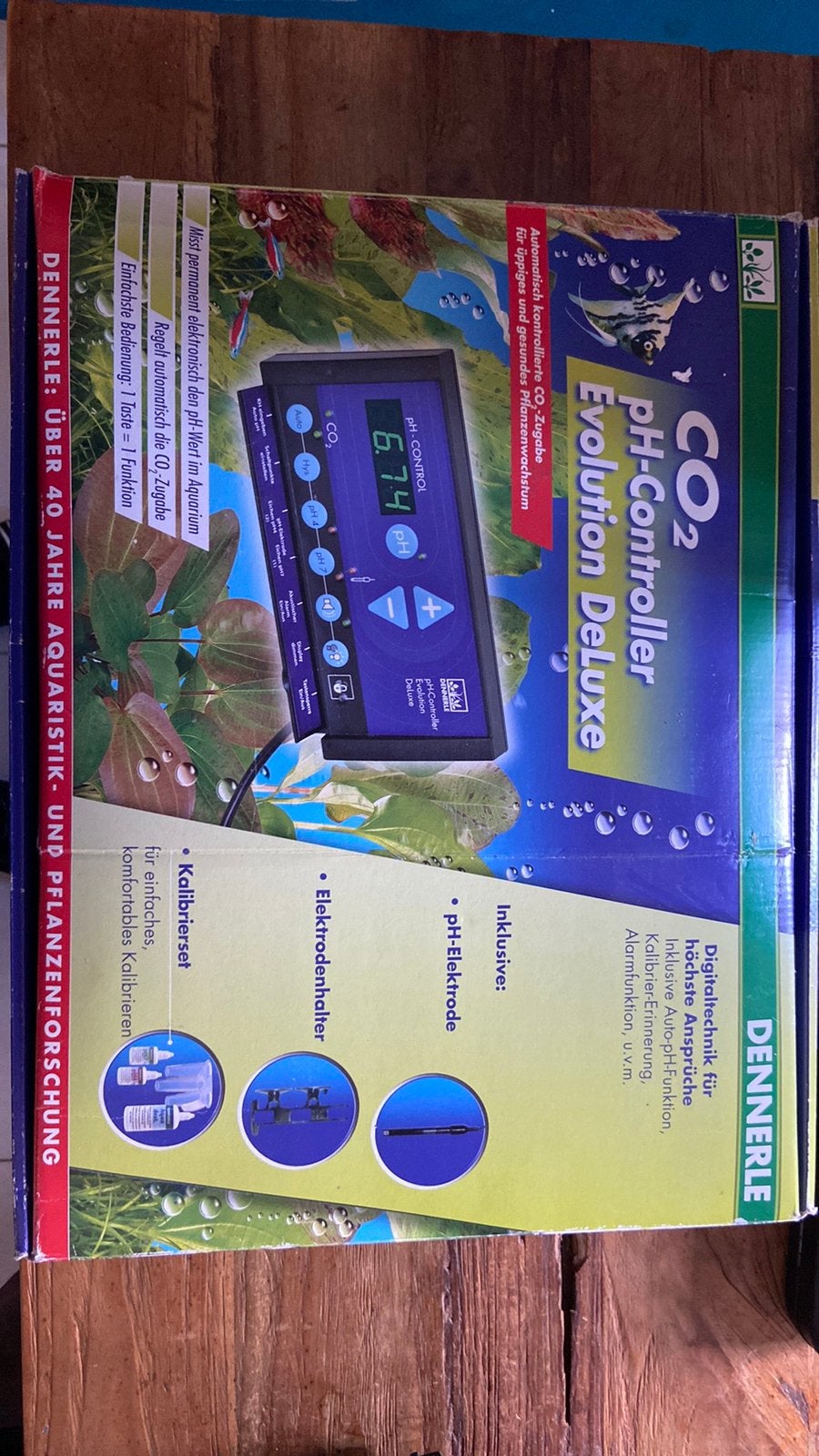 Dennerle pH-Controller Evolution Deluxe, Zo goed als nieuw, CO₂-systeem, Inclusief toebehoren, Dennerle