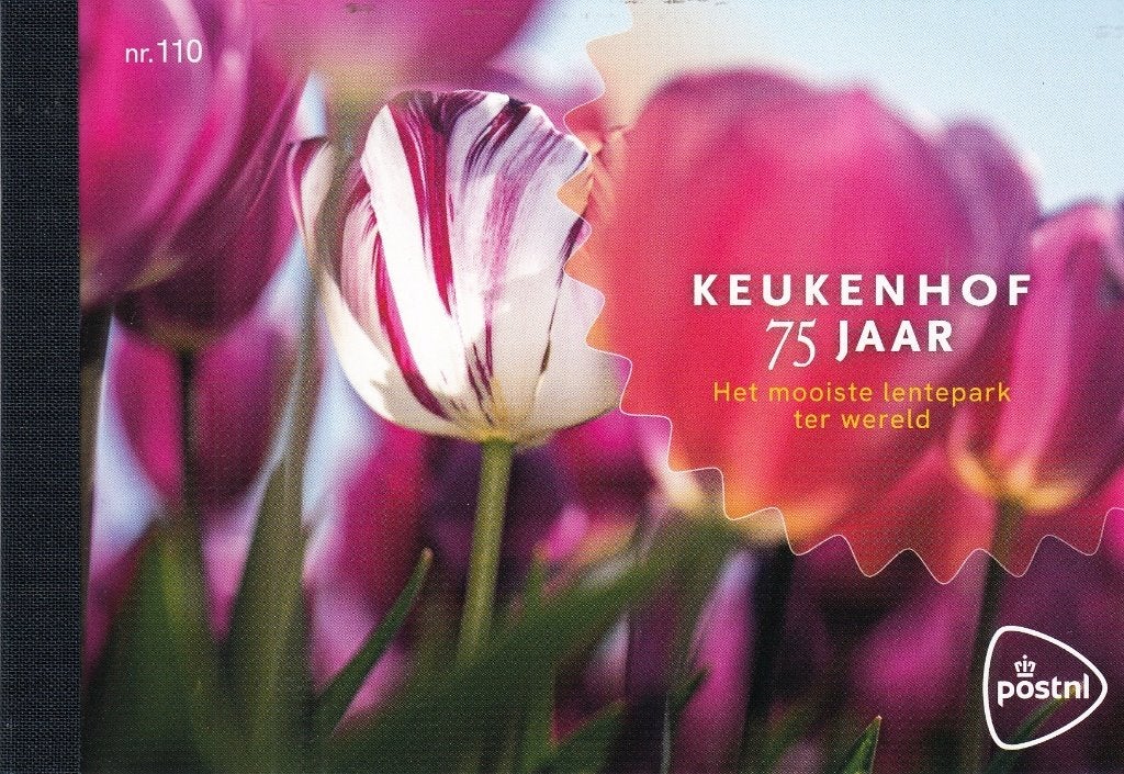 Nederland- 2024- Prestigeboekje 110- 75 Jaar Keukenhof, Postzegels en Munten, Postzegels | Nederland, Ophalen of Verzenden, Na 1940