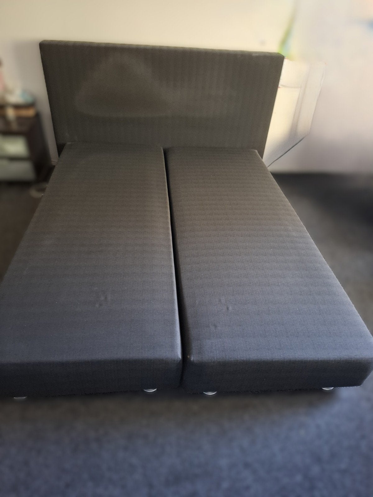 Gratis Boxspring 210x160cm, Ophalen, Gebruikt, 210 cm, Tweepersoons