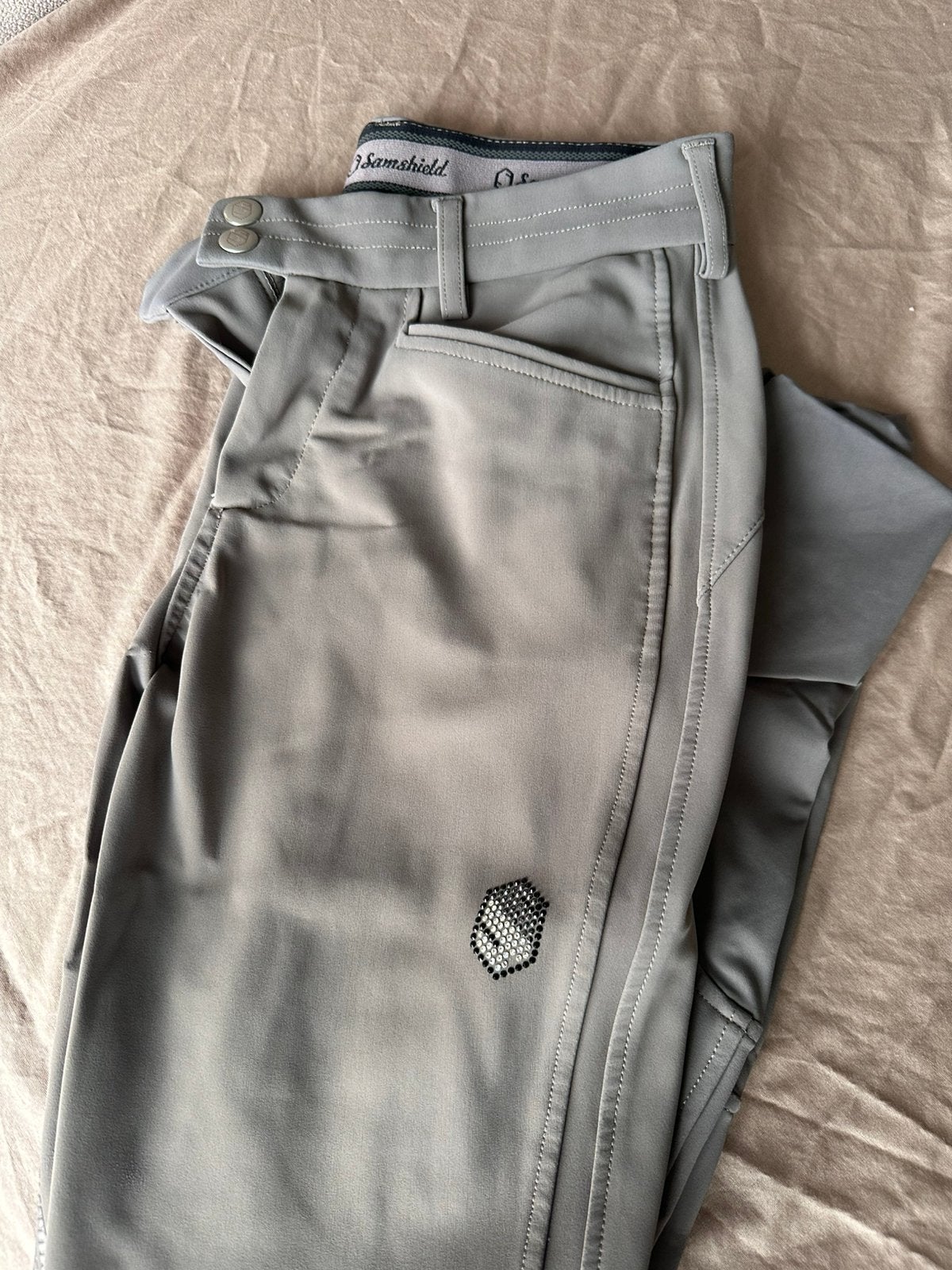 Samshield hortense rijbroek taupe 34, Ophalen of Verzenden, Gedragen