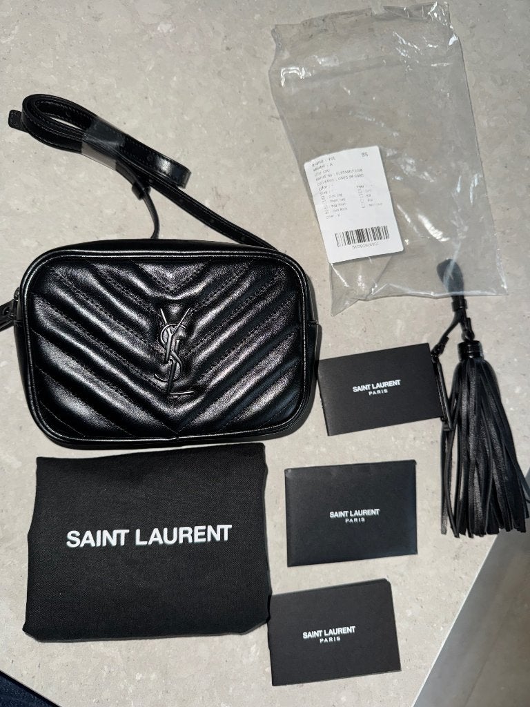 Saint Laurent YSL Lou Camera Bag – Zwart, Ophalen of Verzenden, Nieuw, Zwart, Overige typen