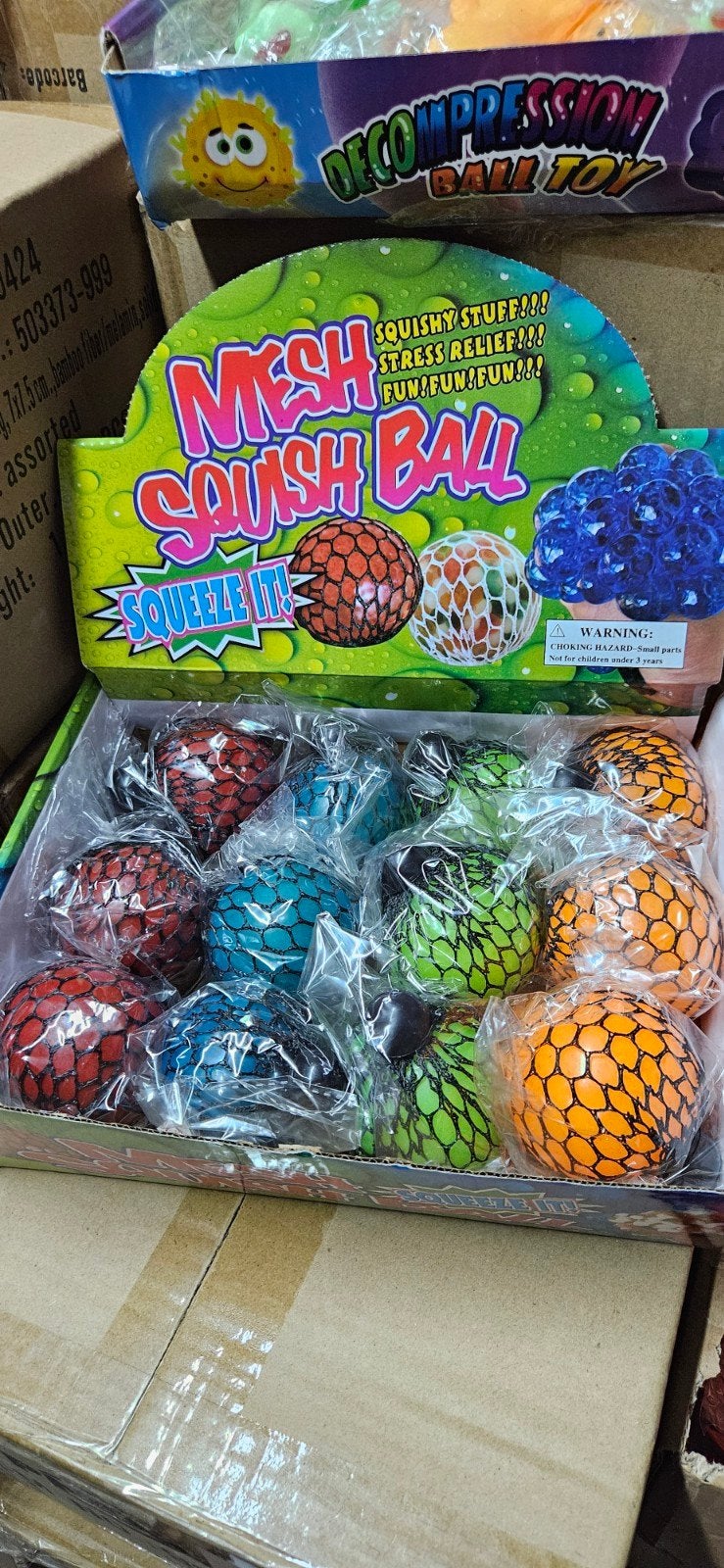 squishy ballen display, Ophalen of Verzenden