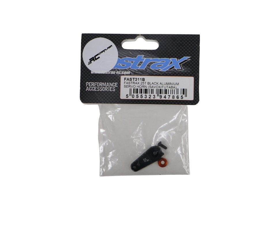 Fastrax FAST311B black aluminium servo horn, Verzenden, Gebruikt, Overige schalen, Onderdeel