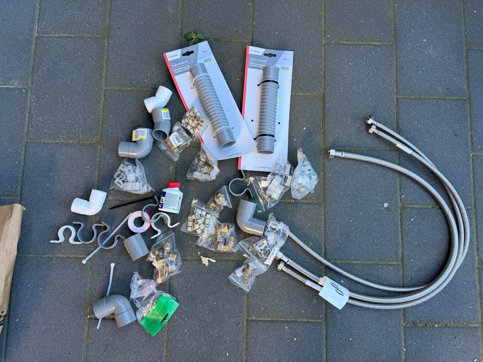 Diverse loodgieter onderdelen (water en afvoer), Ophalen, Nieuw, Pvc, Afvoer