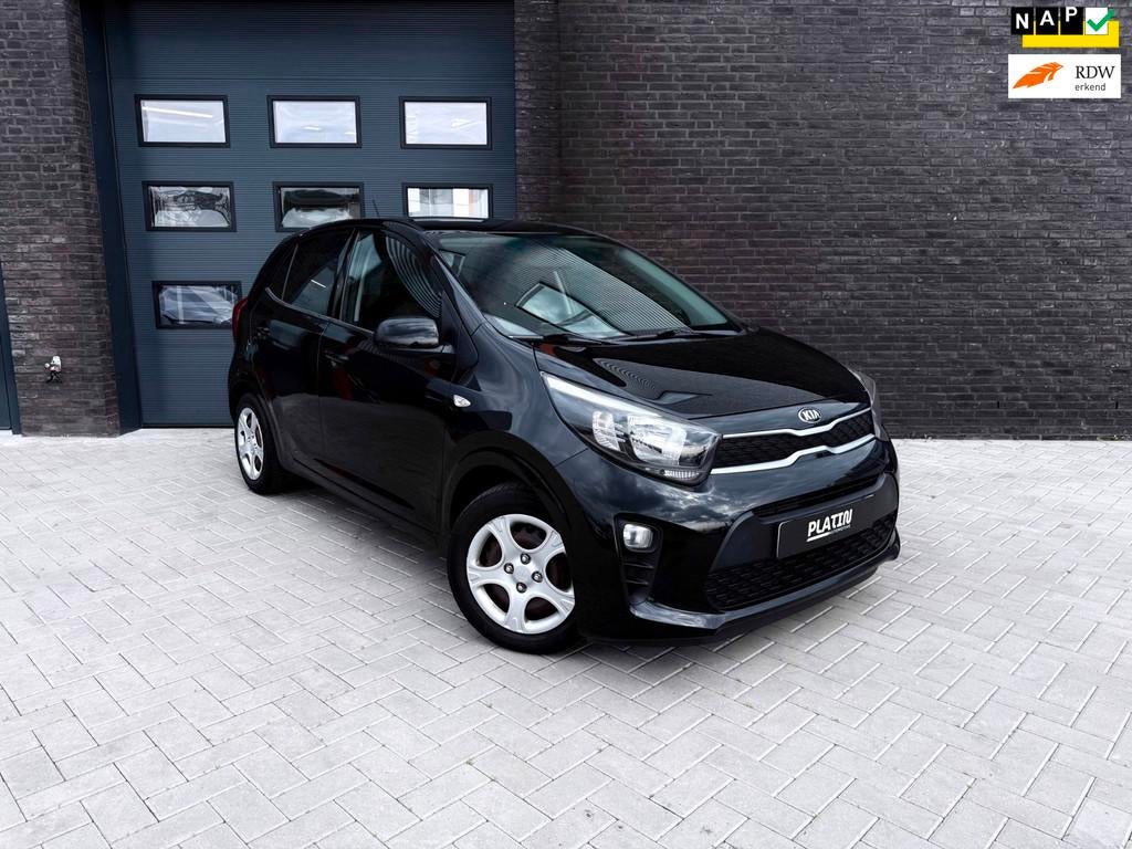 Kia Picanto 1.0 CVVT | 2018 | Bluet. | Stuurbe.| Elekt. Ram., Auto's, Kia, Voorwielaandrijving, Stof, Gebruikt, 4 stoelen