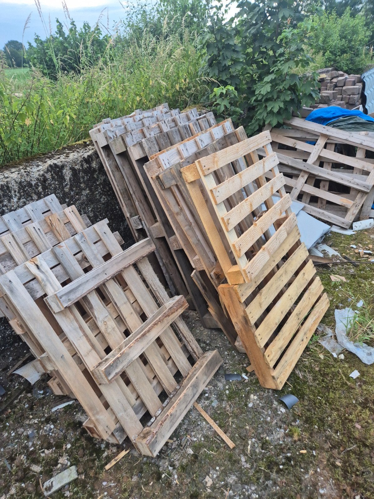 Gratis pallets, Ophalen