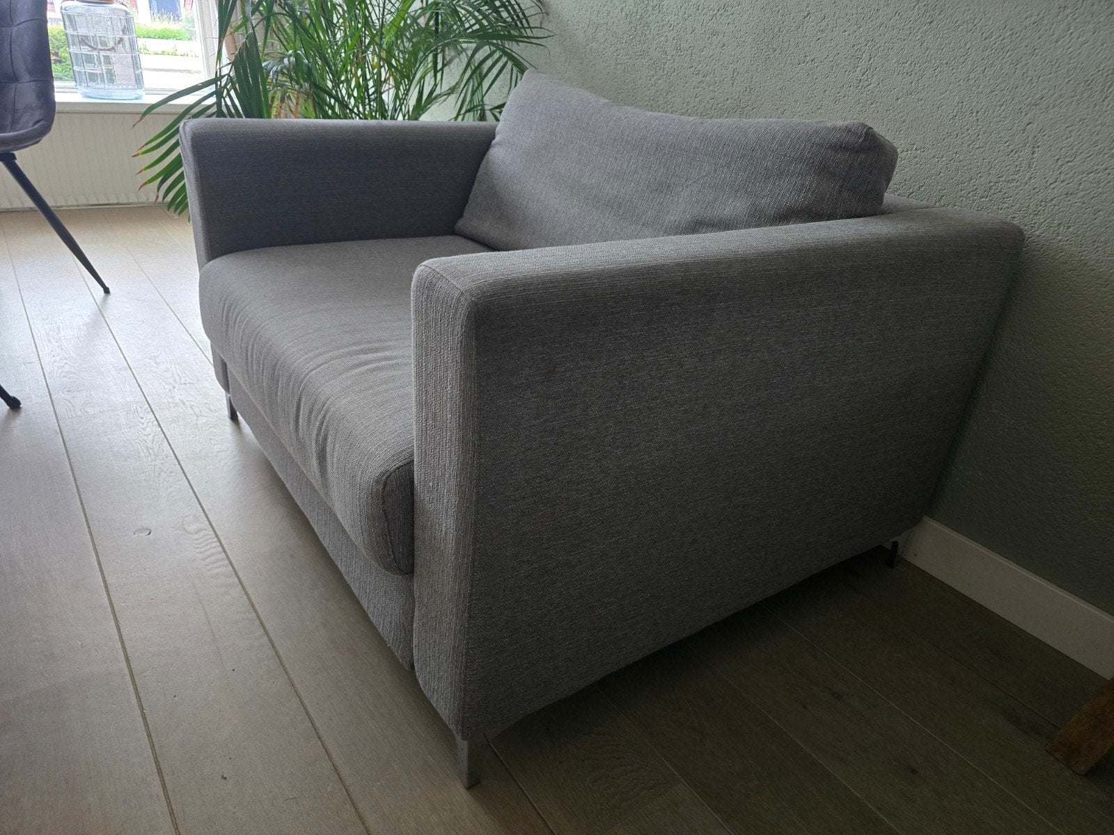 Gratis Love Seat - Lichtgrijs Stof, 120x98x65 cm, Ophalen