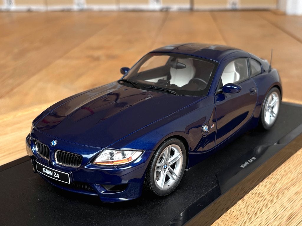 BMW Z4 M Coupé E86 blauw 1:18 OttOMobile OT499 nieuw in doos, Hobby en Vrije tijd, Modelauto's | 1:18, Ophalen of Verzenden, Nieuw