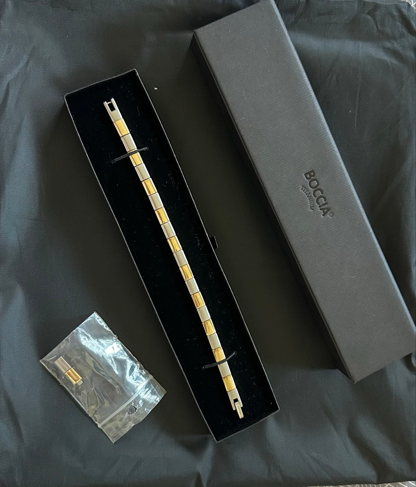 Boccia Titanium Armband - Nieuw, Ophalen of Verzenden, Nieuw, Zilver, Overige materialen