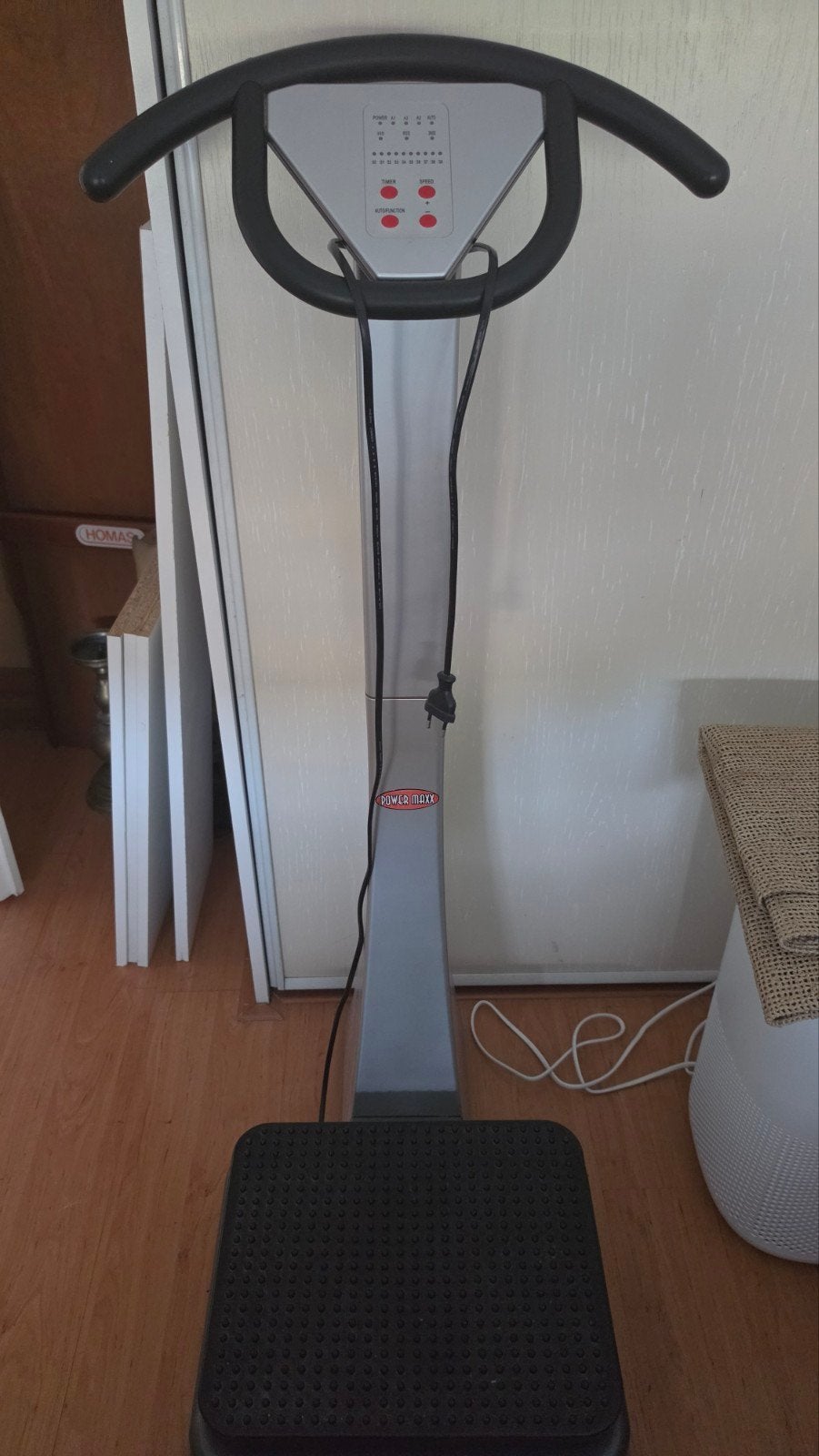 Power maxx vibrations, Ophalen, Trilplaat