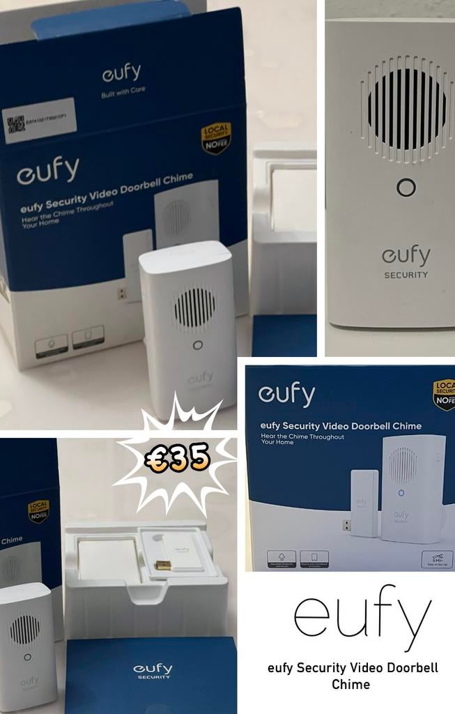 Eufy Securety Video Doorbell Chime, Ophalen of Verzenden, Zo goed als nieuw, Draadloos
