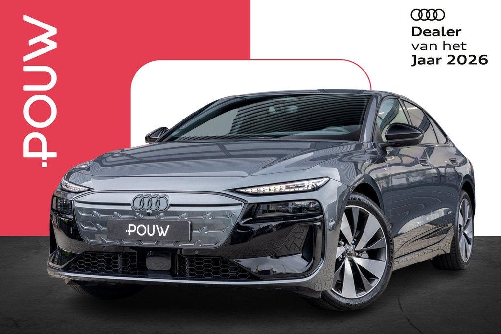Audi A6 Sportback e-tron S edition 286pk 83 kWh | LMV 20'' |, Automaat, 12 maanden, Zwart, Leder en Stof