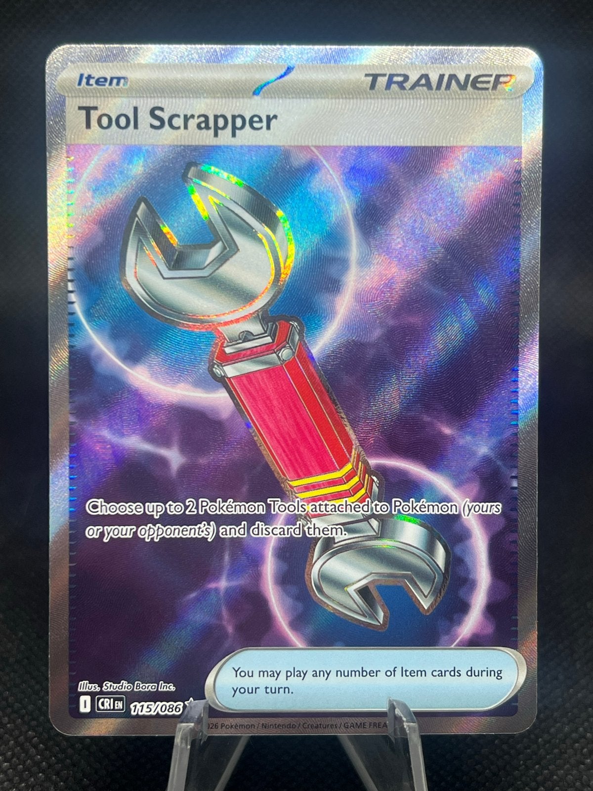 Pokemon Tool Scrapper #115 Pokemon Chaos Rising, Verzenden, Zo goed als nieuw, Losse kaart, Foil