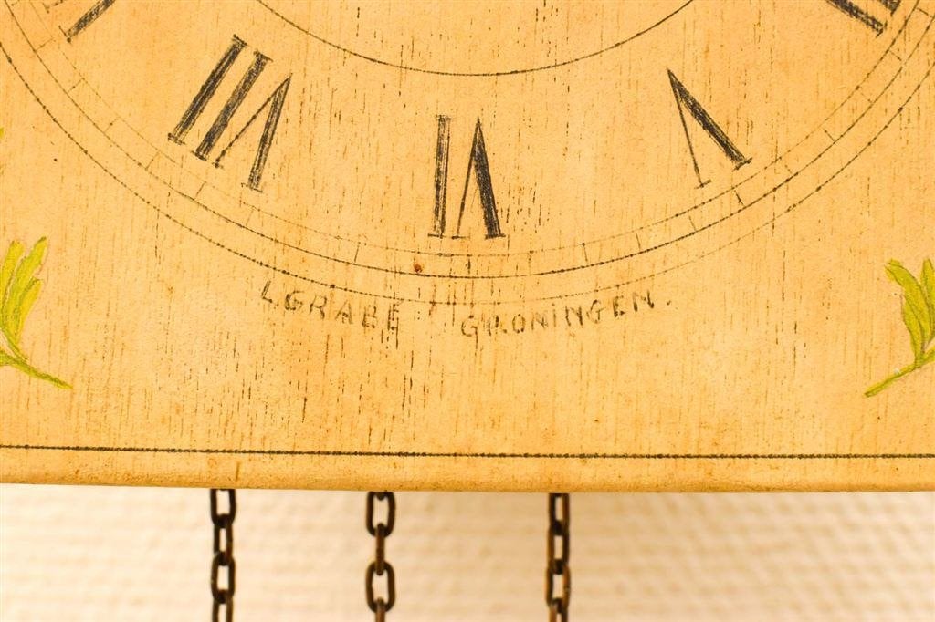 Houten Wandklok 48983, Ophalen of Verzenden, Gebruikt, Wandklok
