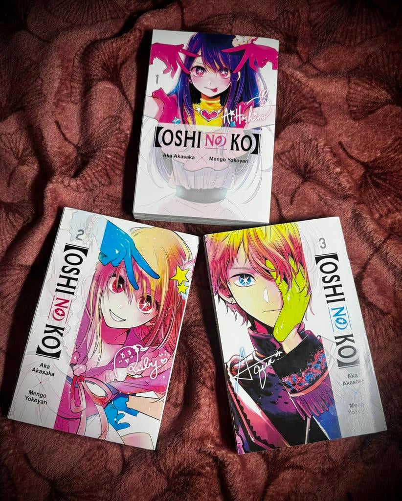 Oshi No Ko Manga vol 1 t/m 3, Boeken, Meerdere comics, Ophalen of Verzenden, Zo goed als nieuw, Japan (Manga)