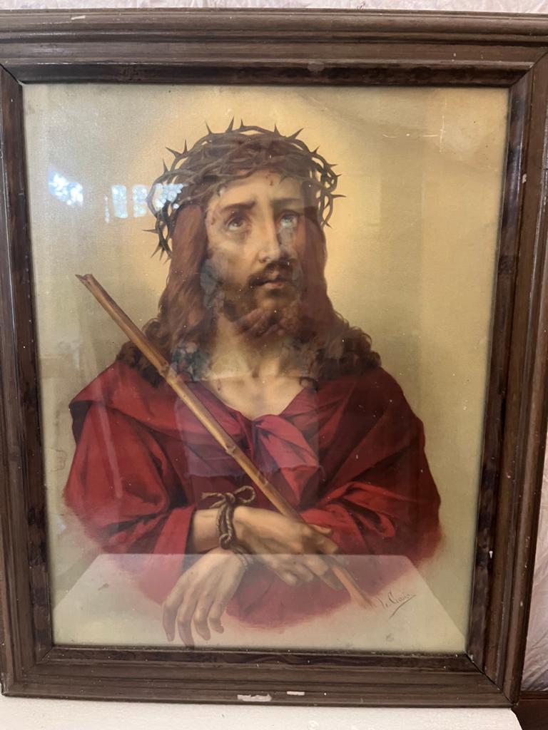 Schilderijen van Maria en  Jezus, Ophalen